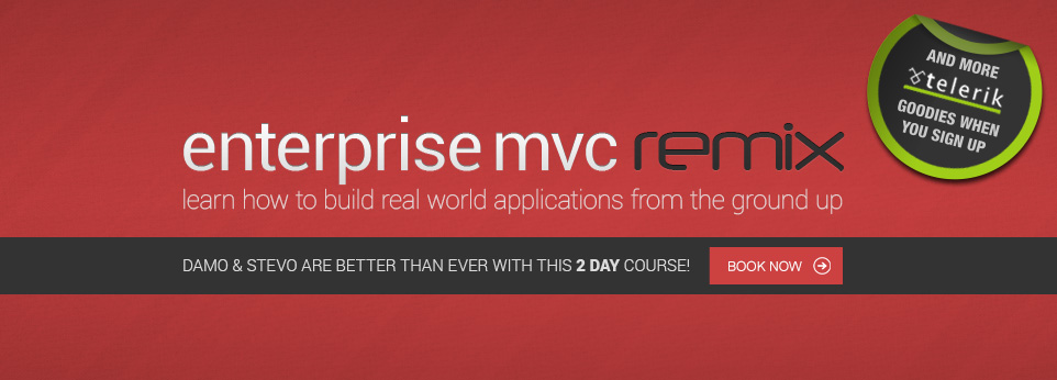 Banner for Enterprise MVC courses