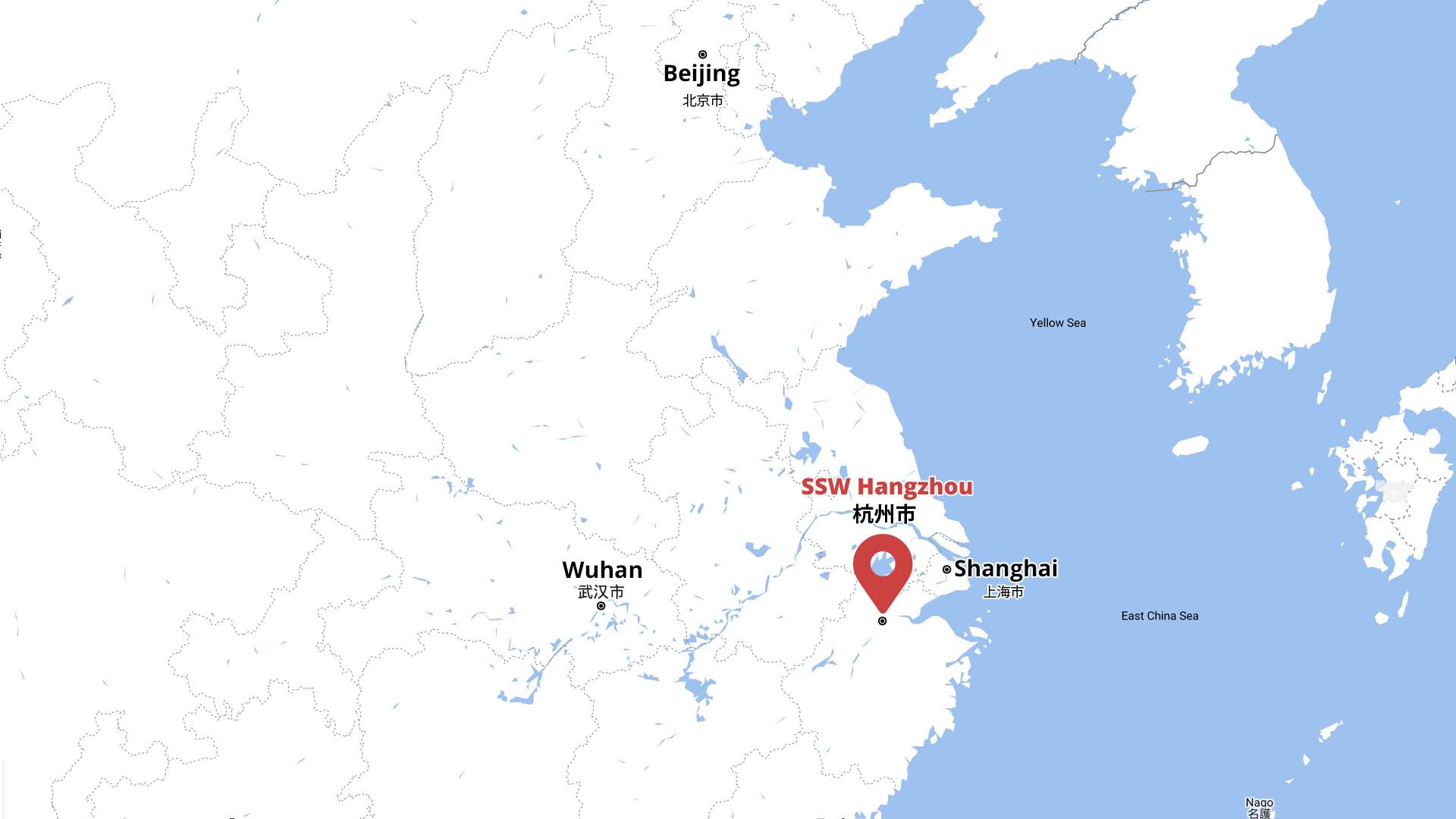 SSW Hangzhou Map