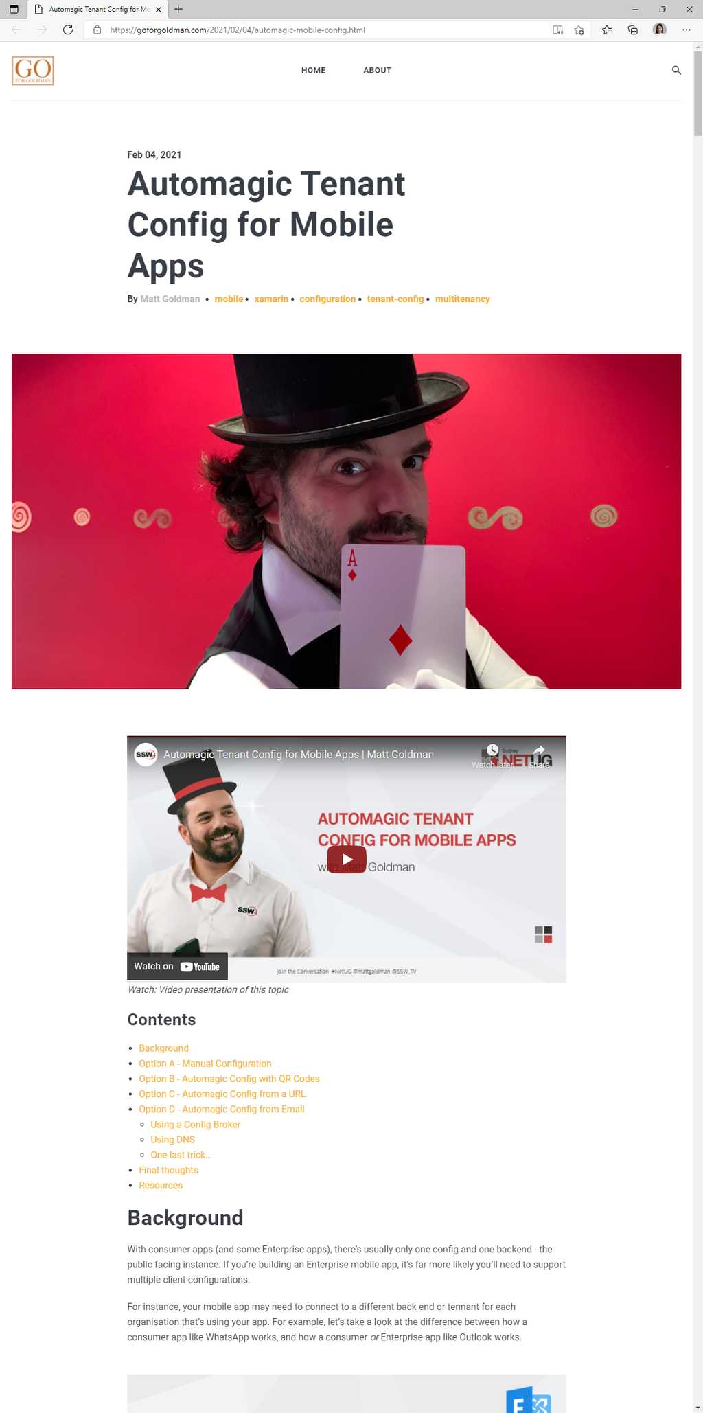 matt goldman blog good