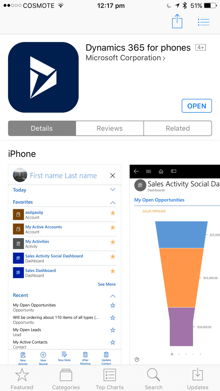 dynamics365 app