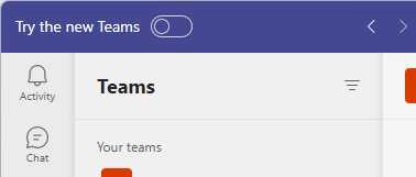 switch to microsoft teams preview
