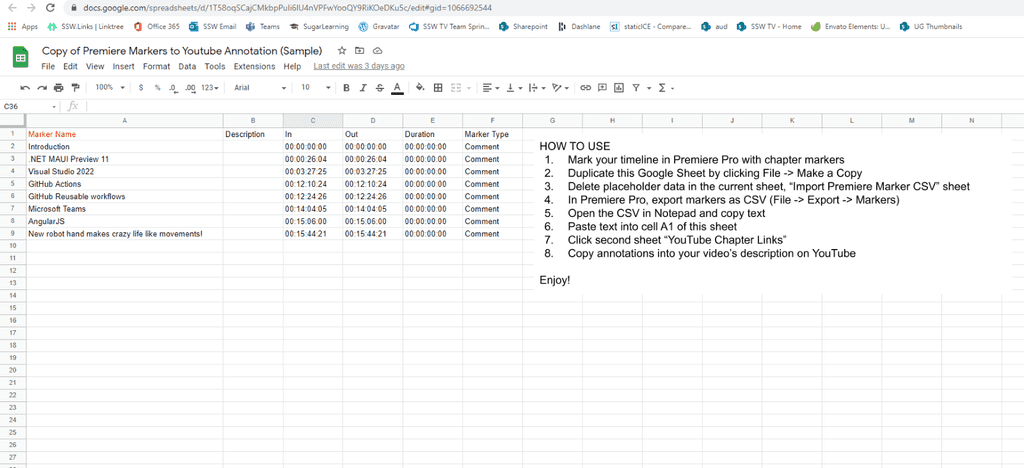 spreadsheet paste