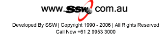 www.ssw.com.au | Superior Software for Windows | Call Now +61 2 9953 3000