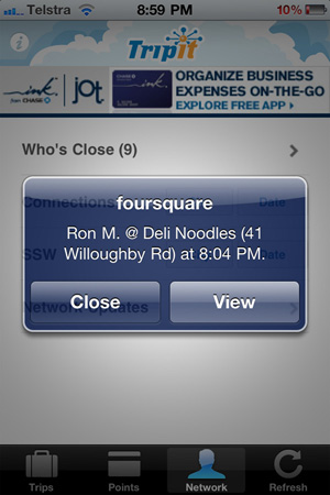 foursquare screen