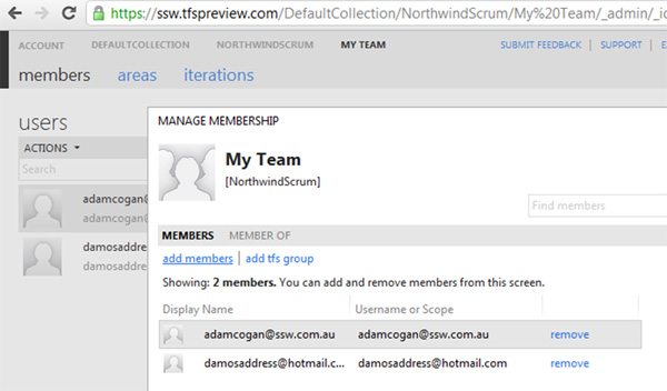 Figure: Step 2 of adding a Member. Really finding this add members (underlined) hyperlink is too hard