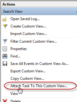 Attach Task To This Custom View