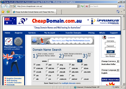 CheapDomain.com.au