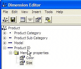 OLAP Virtual Dimensions For Product
