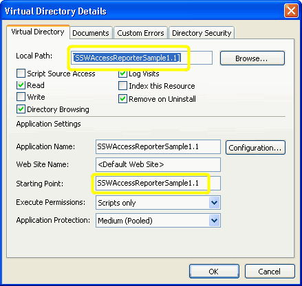 Wise Virtual Directory Details (Good)